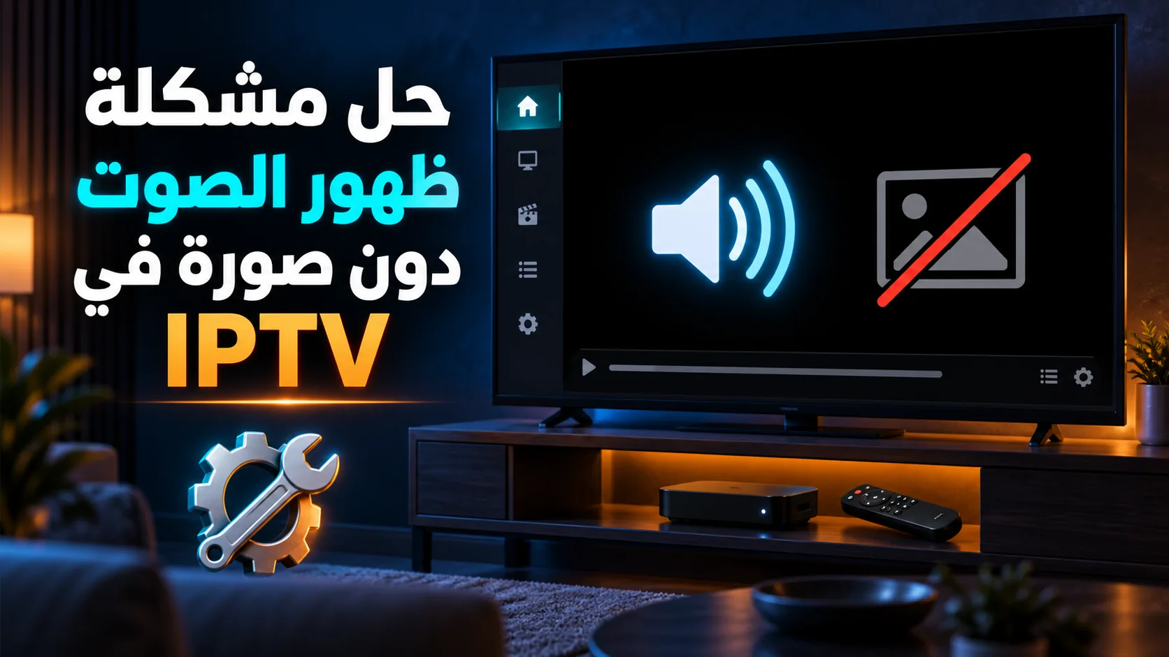 حل مشكلة ظهور الصوت دون صورة في IPTV
